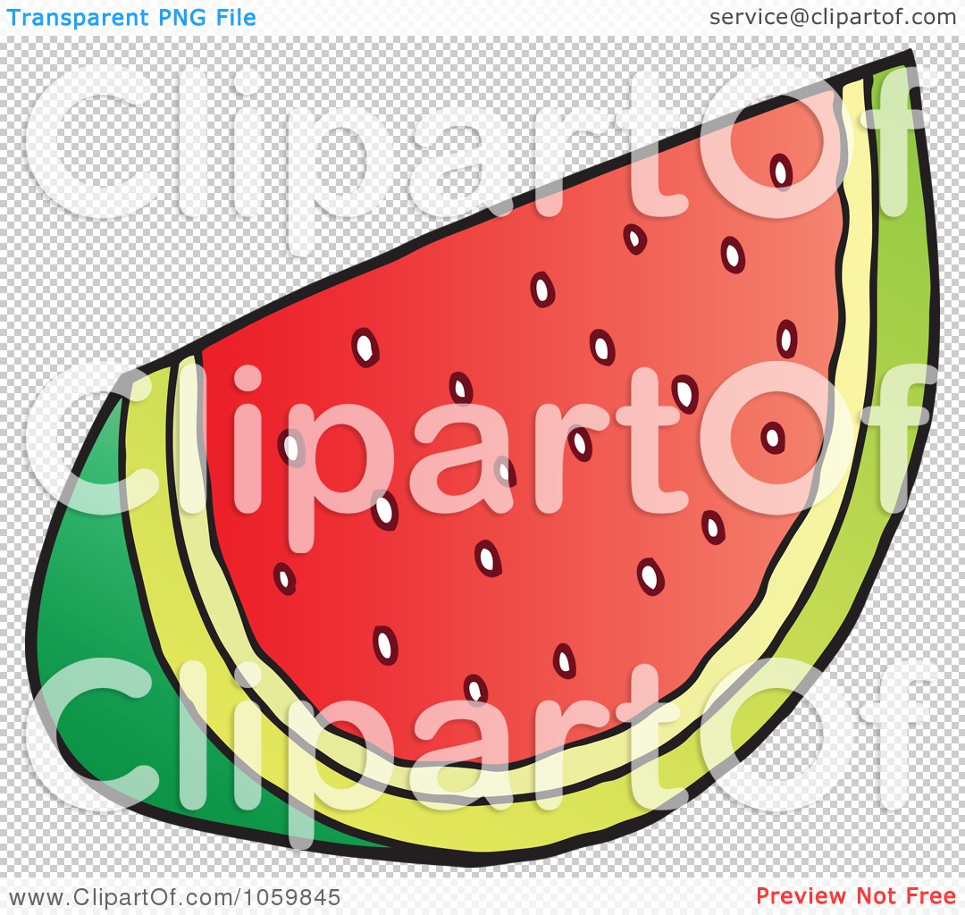 Watermelon Slice Coloring Page