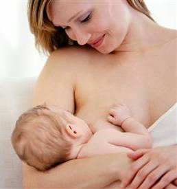 Woman Breast Feeding Man