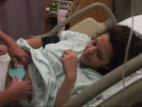 Woman Giving Birth Video