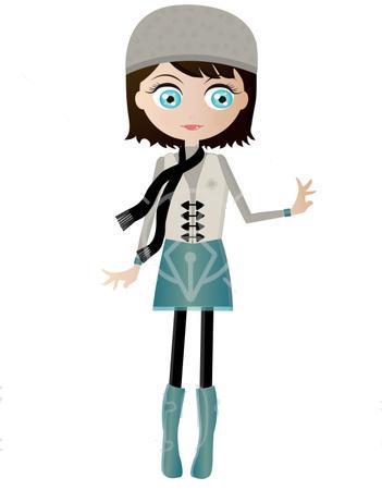 Woman Standing Clipart