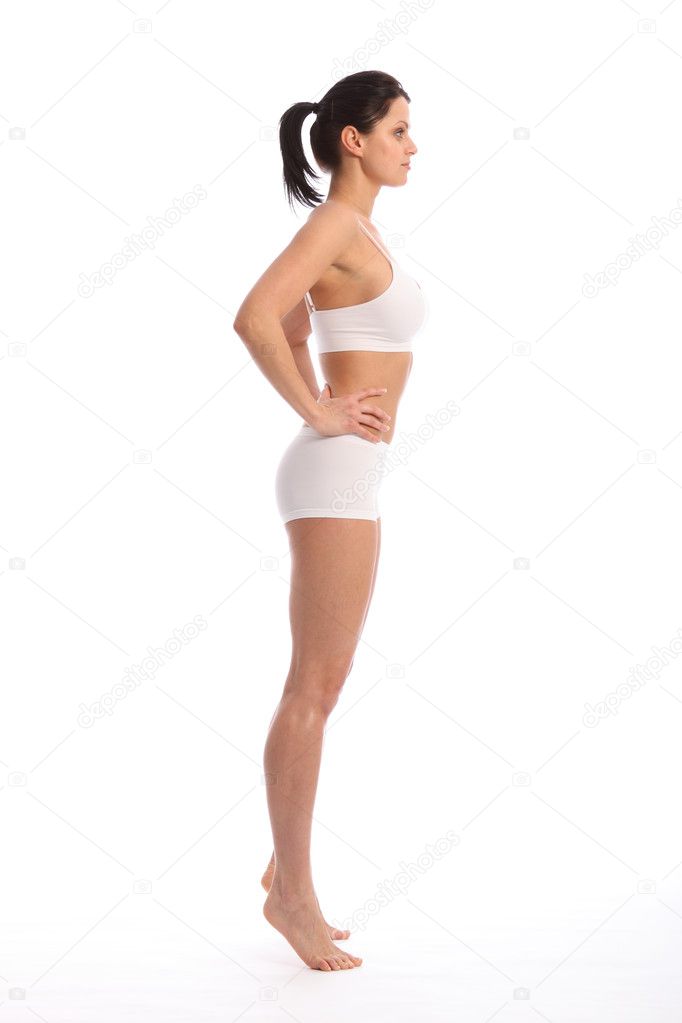 Woman Standing Profile