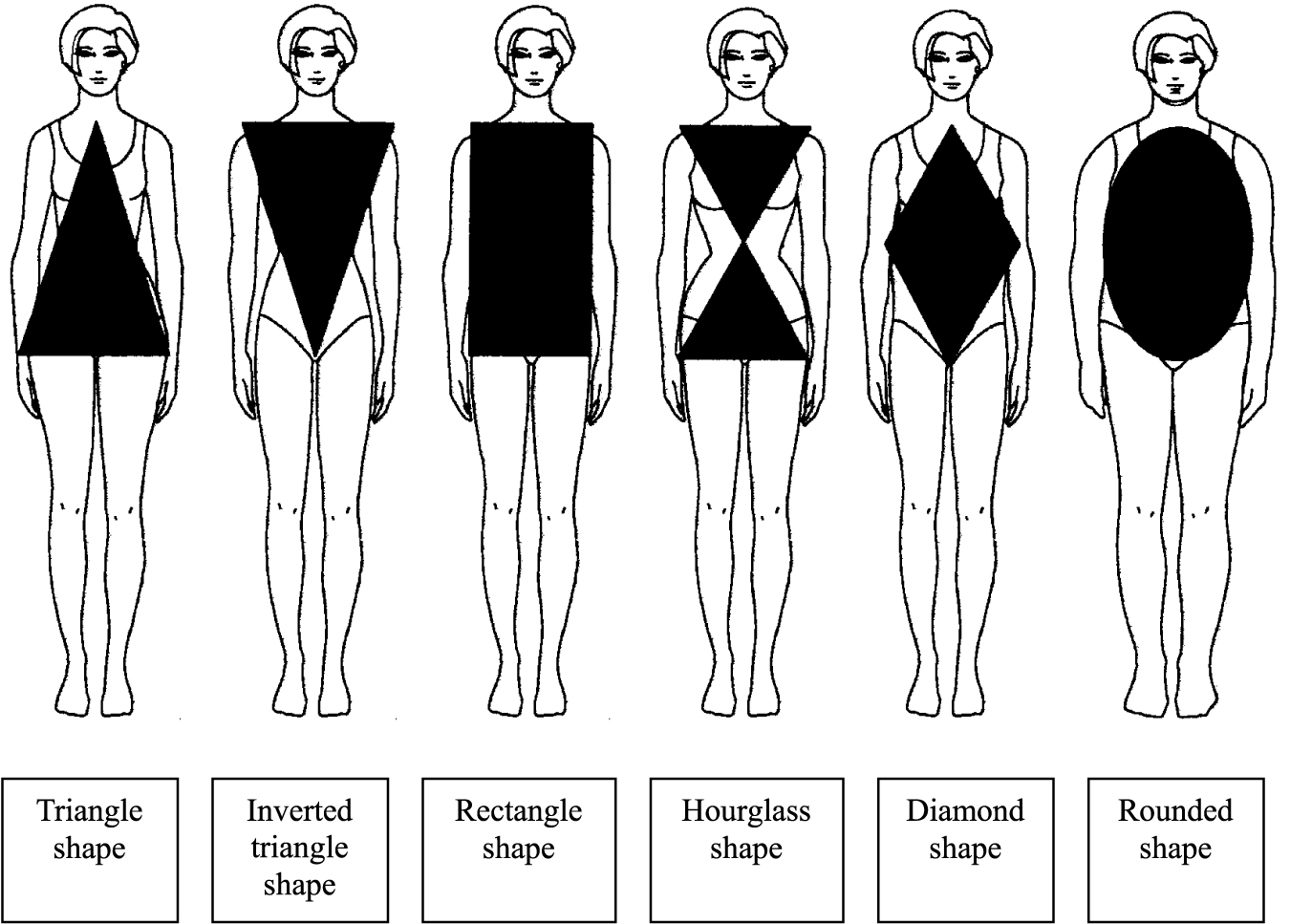 Women Body Shapes Types