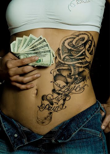 Womens Tattoos On Ribs