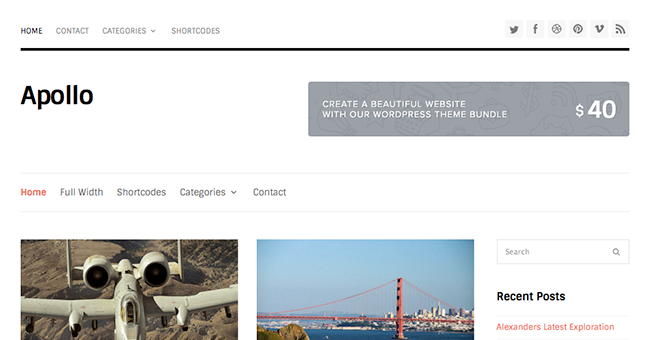 Wordpress Blog Themes With Ad Space