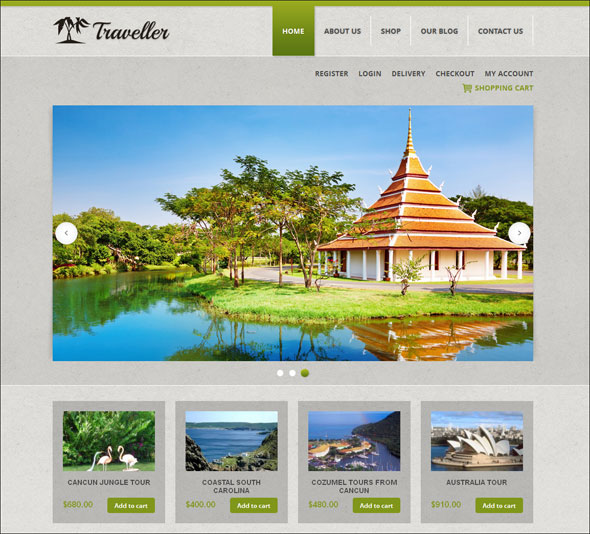 Wordpress Templates Travel Agency