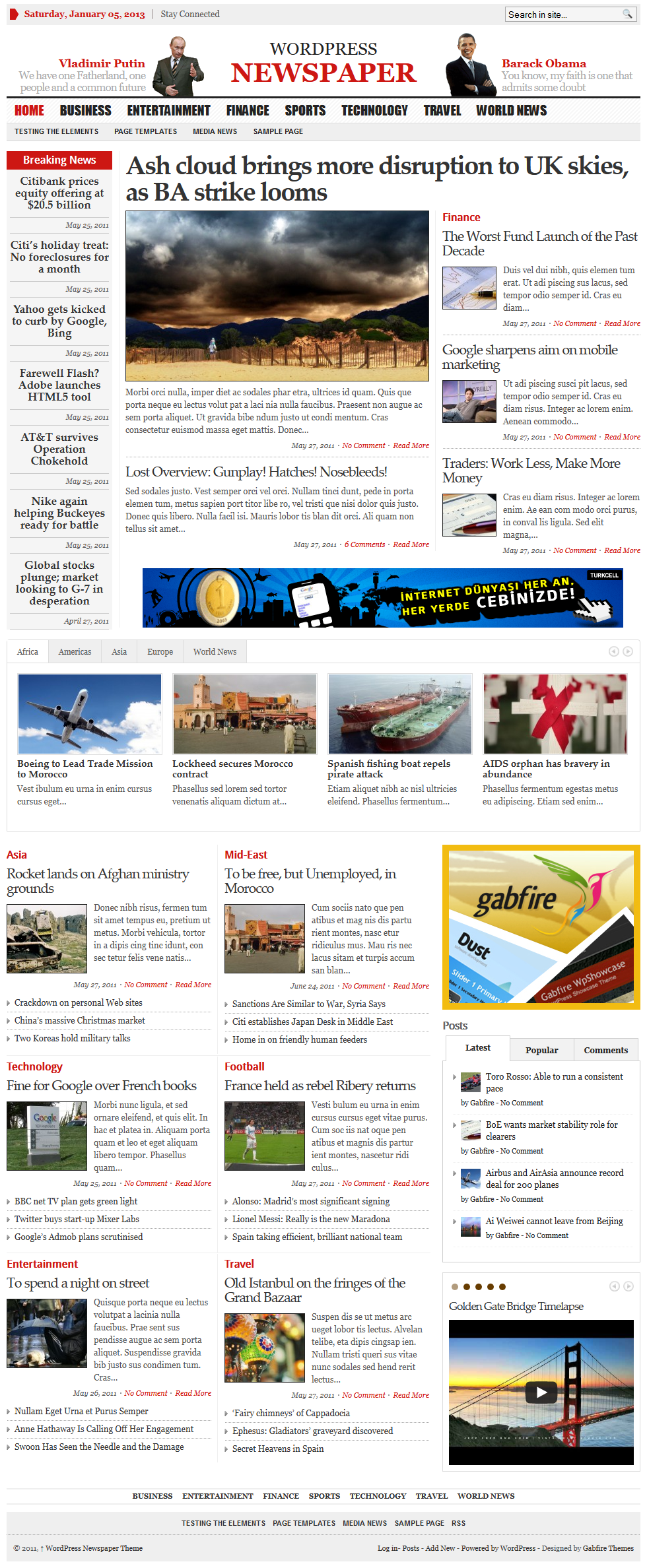 Wordpress Themes Newspaper