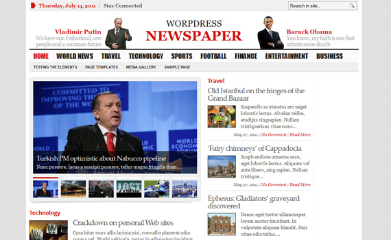 Wordpress Themes Newspaper Free